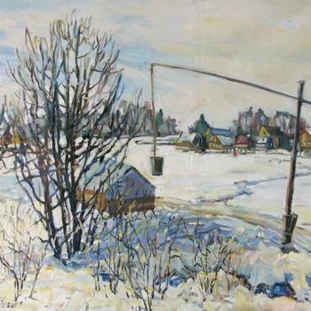 Peinture intitulée "Spring" par Juliya Zhukova, Œuvre d'art originale, Huile