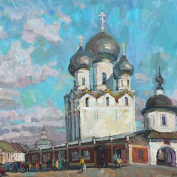 Pittura intitolato "Rostov Grand" da Juliya Zhukova, Opera d'arte originale, Olio