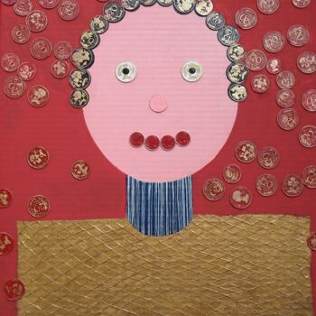 Collages titled "Madame Gracieuse" by Zia, Original Artwork, Other