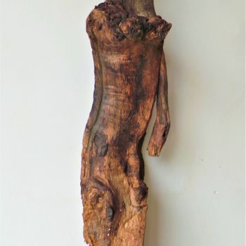 Escultura intitulada "20180215-100938-1.j…" por Dominique Gratini, Obras de arte originais, Madeira