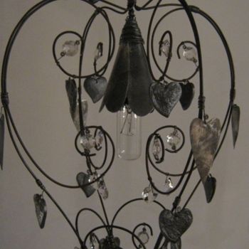 设计 标题为“suspension coeur dé…” 由Z ‘ I L L U M I N E, 原创艺术品