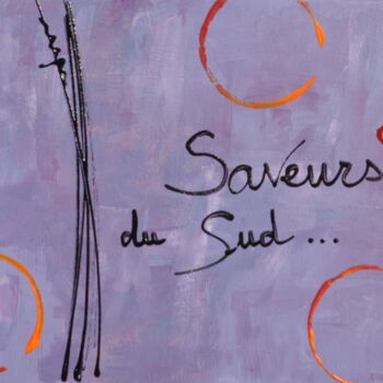 Peinture intitulée "Senteurs de Provence" par Ziva Maddie Haentzler Krummenacher, Œuvre d'art originale, Acrylique