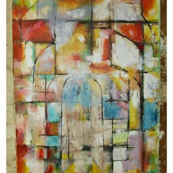 Painting titled "Les voutes" by Ziya Aydin, Original Artwork