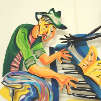Sculpture titled "The Jazz Band" by Zlochin, Original Artwork