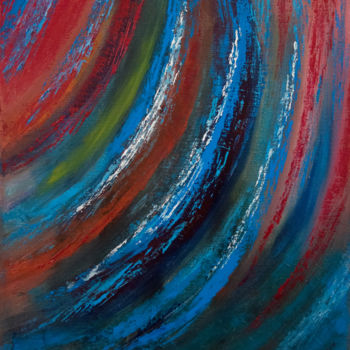 Painting titled "Colorful air" by Zenovii Mirchuk, Original Artwork, Oil