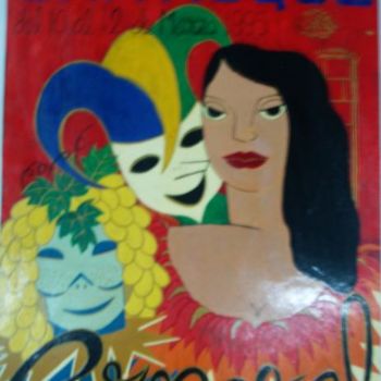 Pintura titulada "Carnaval" por Zoa Torralbo, Obra de arte original