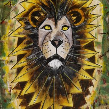 Painting titled "THOIRY" by Zol Artistic, Original Artwork, Acrylic Mounted on Wood Stretcher frame