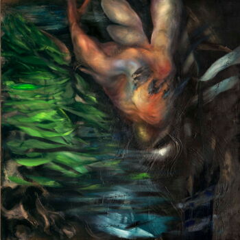 Painting titled "Metamorphosis" by Zoltan Krizsan, Original Artwork, Oil