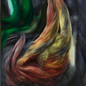 Картина под названием "Metamorphosis 2" - Zoltan Krizsan, Подлинное произведение искусства, Масло