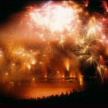 Photography titled "Vancouver Fireworks" by Zoltan Buday, Original Artwork, Other