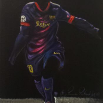 Painting titled "blaugrana.gif" by Zomo, Original Artwork