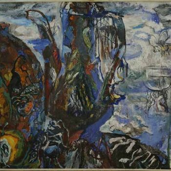 Pittura intitolato "Бионатюрморт" da Iurii Tsyganov, Opera d'arte originale