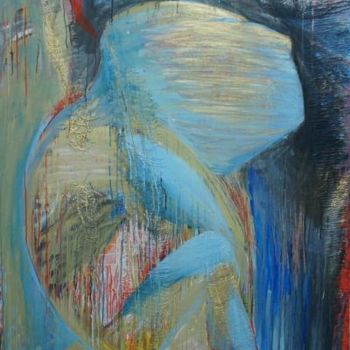 Pintura intitulada "Дурак на горе" por Iurii Tsyganov, Obras de arte originais