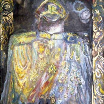 Painting titled "Парадный портрет" by Iurii Tsyganov, Original Artwork