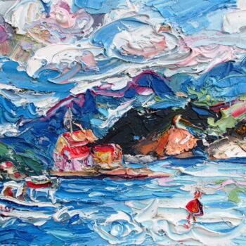 Peinture intitulée "Sail around the wor…" par Zoran Andrić, Œuvre d'art originale, Huile