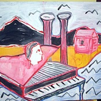Malerei mit dem Titel "piano" von Zoran Komatinović, Original-Kunstwerk