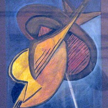 Malerei mit dem Titel "gitarre" von Zoran Komatinović, Original-Kunstwerk