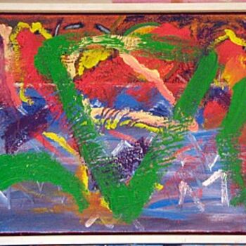 Malerei mit dem Titel "colors+symbols" von Zoran Komatinović, Original-Kunstwerk