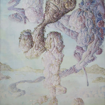 Painting titled "LEVITATION" by Zoran Zugic, Original Artwork, Acrylic