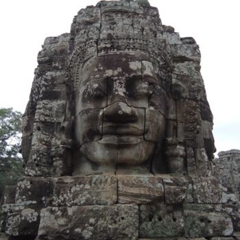 Photography titled "Bayon temple.jpg" by Zoriana Rypan, Original Artwork