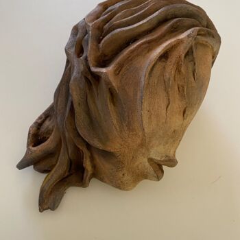 Скульптура под названием "FEMINITE" - Zou.Sculpture, Подлинное произведение искусства, Терракота