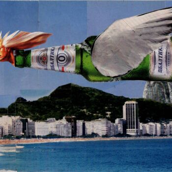 Collages titled "Baltika over Rio-de…" by Aleksei Zuev, Original Artwork, Collages