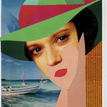 Collages titled "In green" by Aleksei Zuev, Original Artwork, Collages