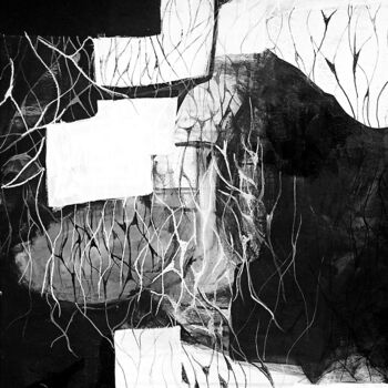 Рисунок под названием "inside connections 1" - Zuzanna Musiał, Подлинное произведение искусства, Чернила