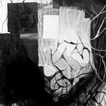 Рисунок под названием "inside connections 2" - Zuzanna Musiał, Подлинное произведение искусства, Чернила