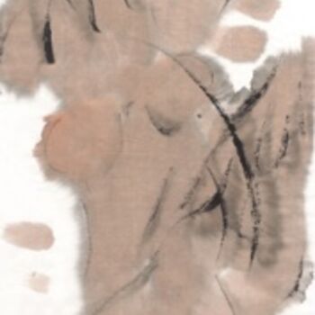 绘画 标题为“河01” 由钟雨, 原创艺术品, 墨