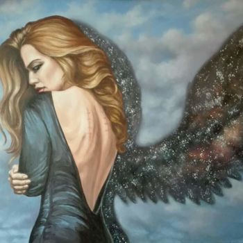 Pintura titulada "Where are your wing…" por Helena Zyryanova, Obra de arte original, Oleo