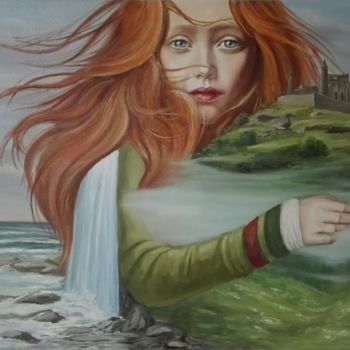 Pittura intitolato "Irish tale" da Helena Zyryanova, Opera d'arte originale, Olio
