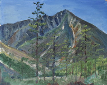 Painting titled "Morning in the moun…" by Valerii Klenov, Original Artwork
