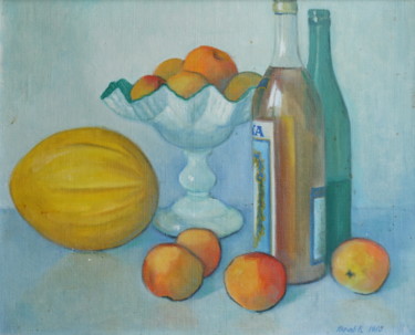Painting titled "The Still-life with…" by Valerii Klenov, Original Artwork