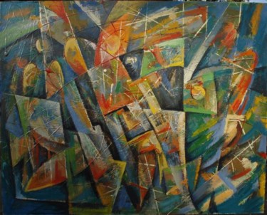 Painting titled "Արտացոլանք/ отражен…" by Artyom Ghazaryan, Original Artwork, Oil