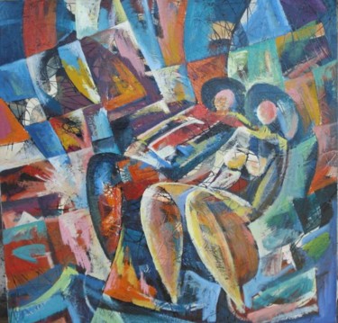 Painting titled "Կեսօր/ полдень" by Artyom Ghazaryan, Original Artwork, Oil