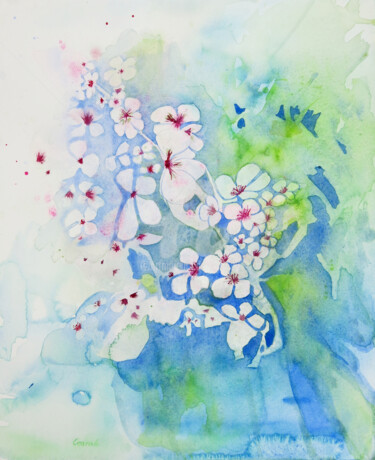 Pintura titulada "ocarrillo-flor-de-d…" por Ocarrillo, Obra de arte original