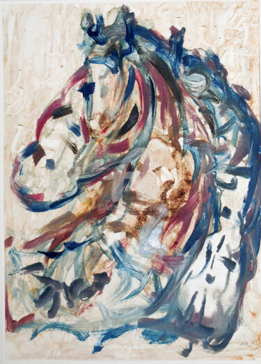 Estampas & grabados titulada "ocarrillo-azulejo.j…" por Ocarrillo, Obra de arte original