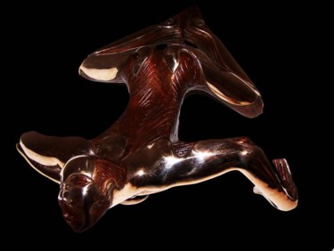 Sculpture intitulée "Le cri." par Joselito Donas, Œuvre d'art originale