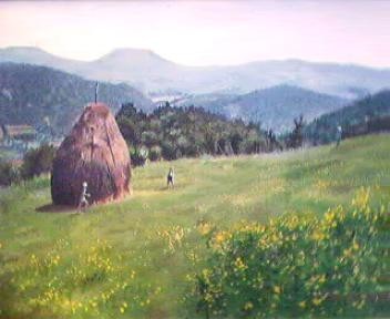 Painting titled "Forgotten the Valley" by Mark, Original Artwork