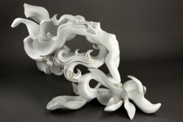 Sculpture titled "Out into Nature" by H Shen, Original Artwork, Ceramics