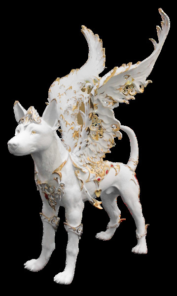 Sculpture titled "Star of Formosa" by H Shen, Original Artwork, Ceramics