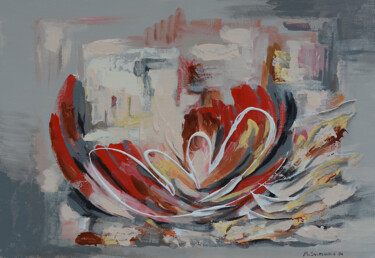 Картина под названием "Turning scarlet" - Maria Svetlakova, Подлинное произведение искусства, Акрил