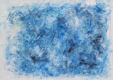 Картина под названием "Blue-blue" - Maria Svetlakova, Подлинное произведение искусства, Акрил