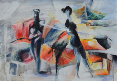Картина под названием "Dance" - Maria Svetlakova, Подлинное произведение искусства, Акрил