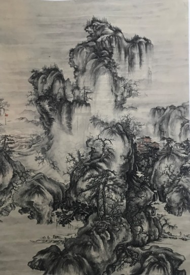 Pintura titulada "Zao chun tu" por Nin, Obra de arte original, Tinta