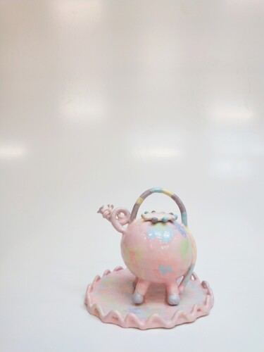 雕塑 标题为“Le teapot bizzare” 由Melo Lu, 原创艺术品, 粘土