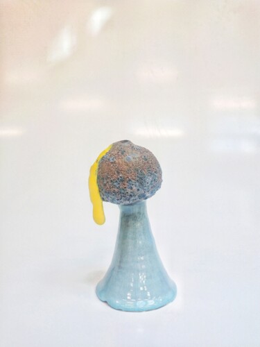 Sculpture titled "Petite planete" by Melo Lu, Original Artwork, Ceramics