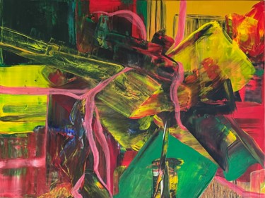 Energy painting 57 Painting titled "Energy painting 57" by Olita, Original Art, Acrylic Mounted on Stretcher frame