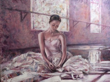 Картина под названием ""Перед выступлением"" - Татьяна Чупис, Подлинное произведение искусства, Масло